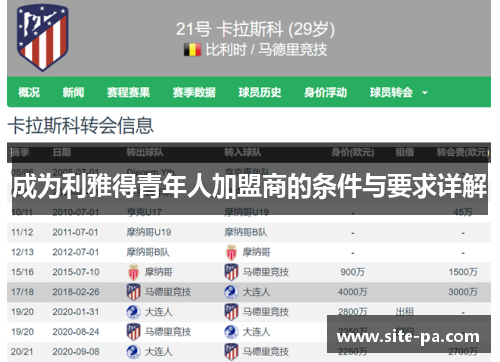 成为利雅得青年人加盟商的条件与要求详解 成为利雅得青年人加盟商的条件与要求详解