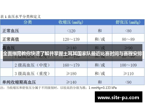 全面指南教你快速了解并掌握土耳其国家队最近比赛时间与赛程安排